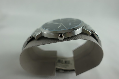 Relógio Fossil | | Cor original da pulseira: cor da moldura preta, cor de fundo prateada, cor de fundo preta