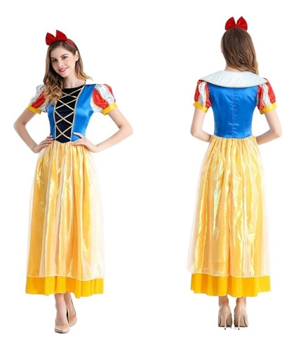 Falda De Disfraz De Blancanieves De Halloween Cos