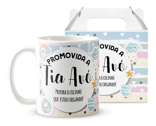 Taza De Regalo De Embarazo Y Anuncio De Embarazo Para Tía Abuela Familia