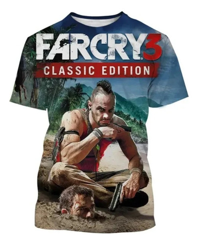 K Camiseta De Manga Corta Con Estampado 3d Far Cry