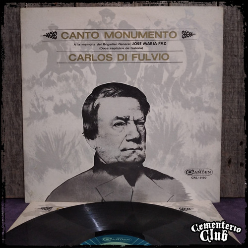 Carlos Di Fulvio A La Memoria De Jose Maria Paz Vinilo Lp