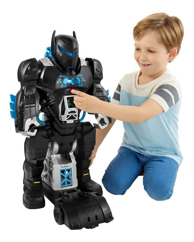 Imagem 3 de 10 de Imaginext Dc Super Friends Batman Tech Bat Bot Com Som