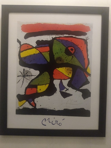 Joan Miró / Paisaje Catalán / Litografía Enmarcada