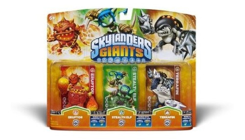 Activision Skylanders Gigantes Triple Pack # 6 (eruptor, Sig