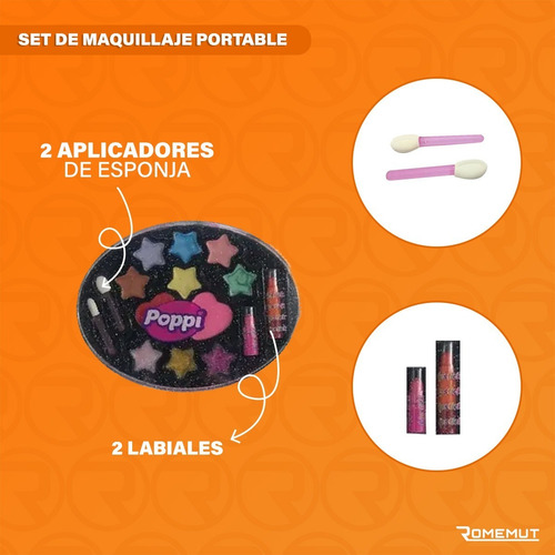 Imagen 6 de 7 de Mi Juego De Maquillaje Set De Belleza De Juguete Para Nenas