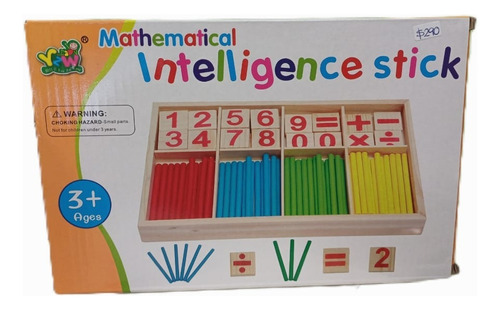 Juego De Madera Educativo Para Aprender Matemática 