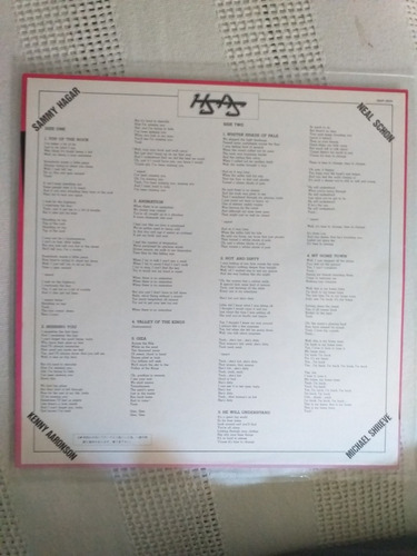 Lp Sammy Hagar Through The Fire Imp ( Journey/dust/v Halen ) (Usado)