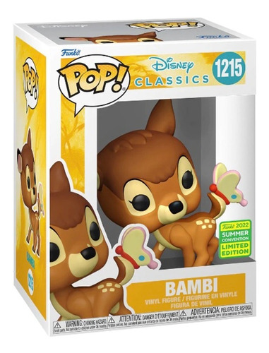 Funko Pop Disney Classics Bambi Sdcc 2022