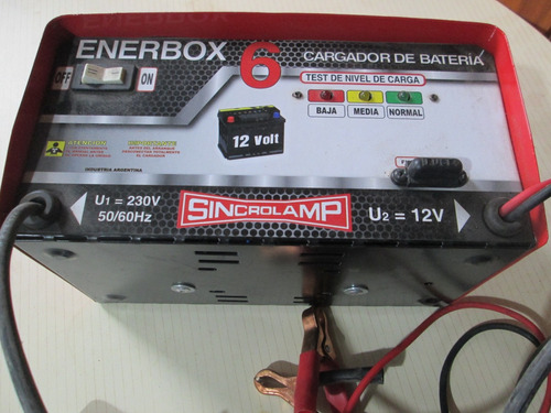 Cargador De Baterías 12 V Sincrolamp Enerbox 6 Avellaneda