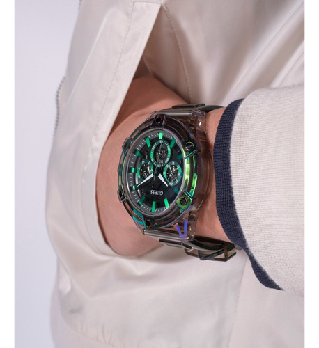 Reloj Hombre Guess Negro King Caballero