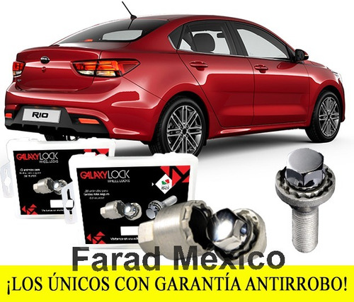 Tuercas Seguridad Kia Rio Sedan Lx Galaxylock