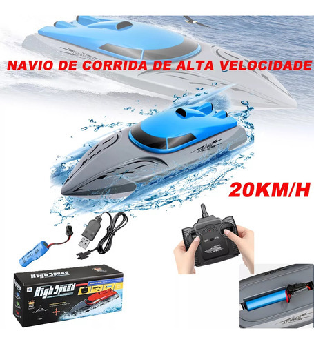 Bote Eléctrico Rc De 2 4g, Juguetes Para Niños, Lancha Motor