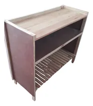Comprar Mostrador Con Estante De Madera Y Chapadur