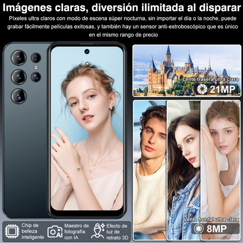 White Shark L1 Violeta Teléfono Dual Sim Android 13.0 10gb+256gb 8000mah 6.8pulgadas Pantalla Celular Hd Doble Camara 8mp+21mp Smartphone Con Facial Reconocimien