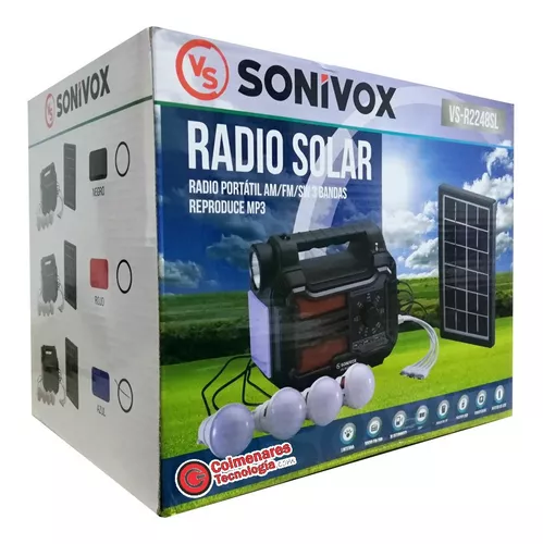 Radio solar AM/FM - Sonivox Colombia