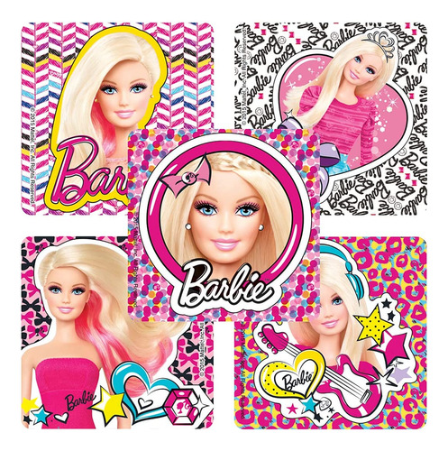 Smilemakers Barbie Pics Stickers - Premios Y Obsequios - 100