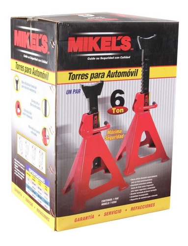 Imagen 9 de 9 de Torres Para Autos 6 Ton Mikels Estructura Acero Troquelado