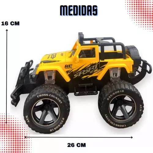 Carrinho Controle Remoto Recarregavel Carro Grande 4x4