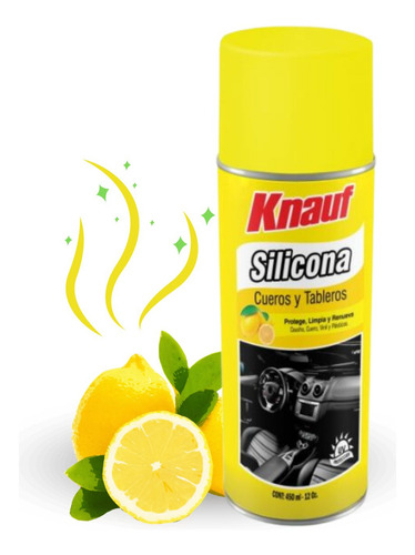 Silicona Cueros Y Tableros Aroma Limón Knauf 36231