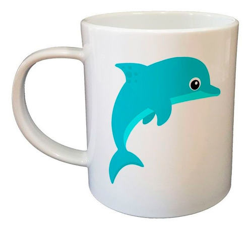 Taza De Plastico Delfin Mar Oceano Turquesa