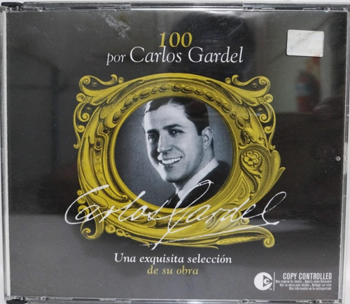 Carlos Gardel  100 Por Carlos Gardel Cd Box Impecable 2004