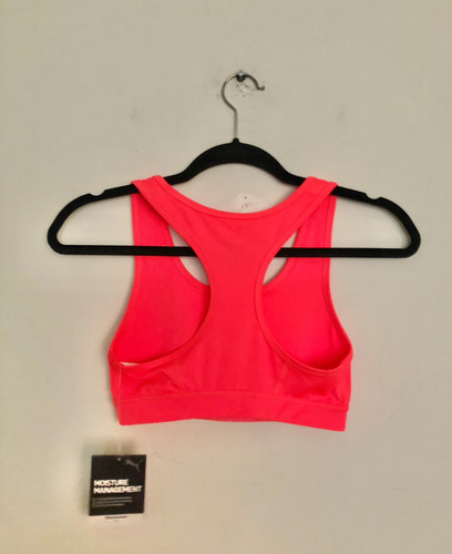 Puma Top Deportivo Alto Impacto Rosa Neon Original (Usado)