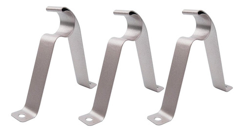 6 Elegantes Soportes Para Barras De Cortina Para 6 Piezas