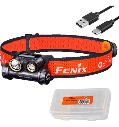 Fenix Hm65r-t 1500 Lumen Dual Beam Usb-c Linterna Frontal Re