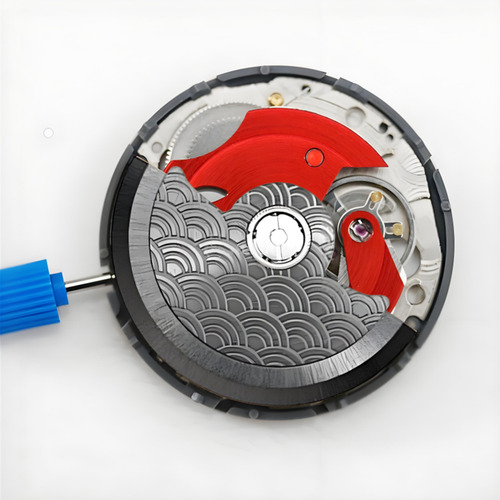 Movimiento De Reloj Mecánico Automático, Negro