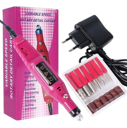 Imagen 3 de 3 de Pulidor De Uñas Manicure Pedicura Tipo Lapiz Kit Con Limas