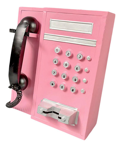 Accesorios De Teléfono Fijo Para Decoración De Pared, Rosa
