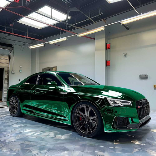 Vinil Automotriz Full Wrap Lucky Charm Metallic 1,52x18 M Color Lucky Charm Green