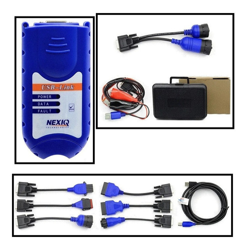 Usb Link , Nexiq , Set Completo Con Conectores , Software