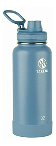 Takeya Actives Botella De Agua Aislada Con Tapa De Boquilla