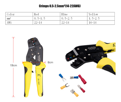 Terminales, Engarzador, Terminales Macho, Conectores, Engarz
