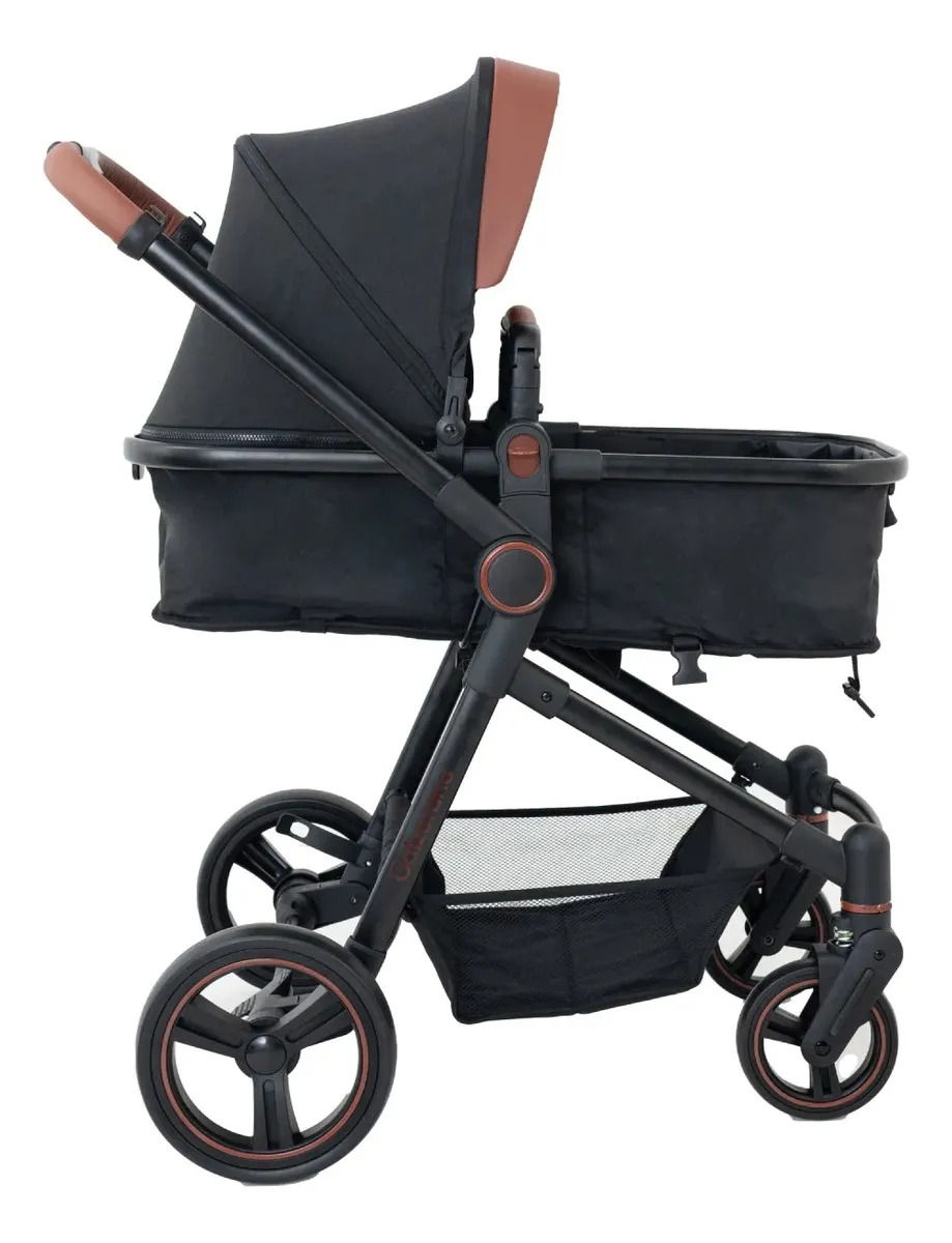Galzerano Carrinho Bebê De Passeio Ivy Black Até 22 Kg