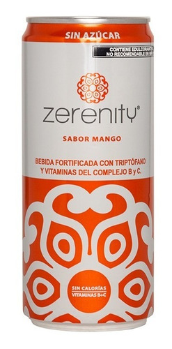 Zerenity Drink Mango 250 Ml, 12 Pack, Nueva Relax Drink