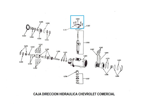 Cubierta De Direccion Chevrolet Pick Up 1982-1988 / 7806748