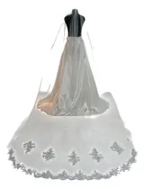 Comprar Velo De Novia.catedral Con Peineta.encaje Frances Rebrode