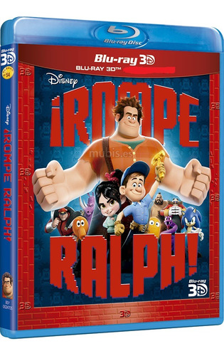 Ralph El Demoledor Pelicula Blu-ray 3d Original Sellada