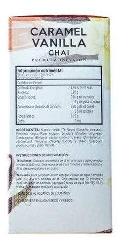 Greenside Caramel Vainilla Chai 1.5 G C/u Sfn