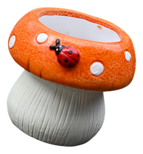 2 Piezas Figurina De Figuras De Flor De Flor Florero Naranja