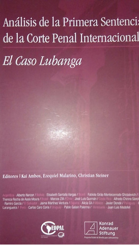 Análisis Sentencia Corte Penal Internacional: Caso Lubanga