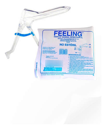 Espejo Vaginal Mediano Feeling Dl 10 Piezas