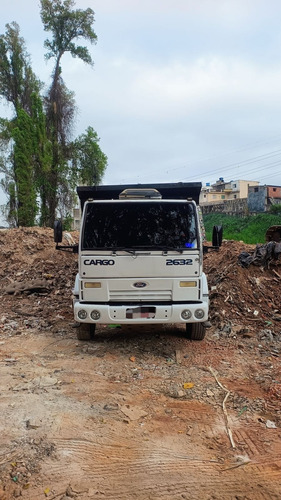 Ford Cargo 26-32 Ano 2008 Tracado Caçamba Com Leque 10 Mts N