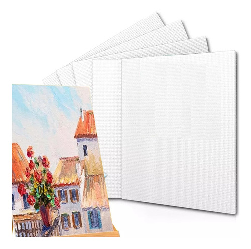 5pcs 30*40cm Lienzo Artístico Para Pintar En Acrílico Y Óleo