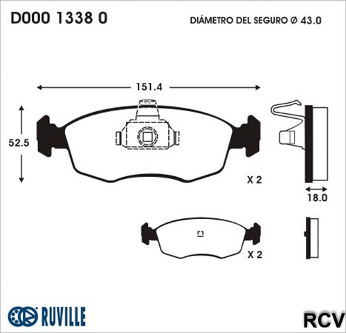 Balatas Disco  Delantera Para Fiat Palio Adventure  2019