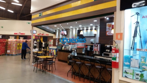 Imagem 3 de 4 de Cafeteria Confinada Dentro De Atacadista - Lucrativa E Ótimas Instalações - Pt00181 - 69877384