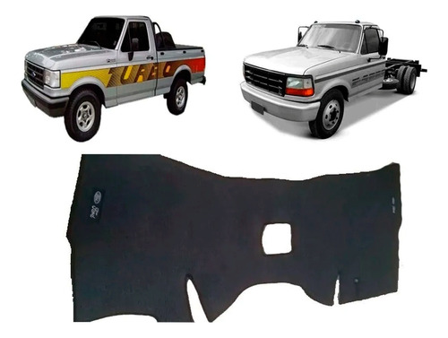 Tapete Assoalho Borracha Pvc Ford F1000 1993 94 95 96 97 98