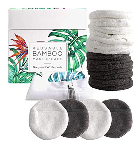 Esponjas De Maquillaje Almohadillas De Bambú Reutilizables